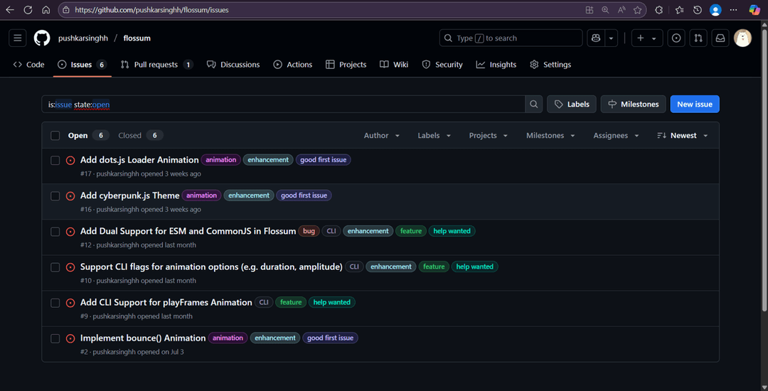 GitHub Issues